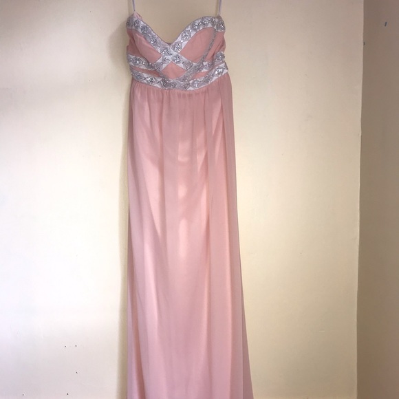 Minuet Petite Dresses & Skirts - Pink/Peach Prom Dress Minuet Petite Dresses & Skirts - Pink/Peach Prom Dress